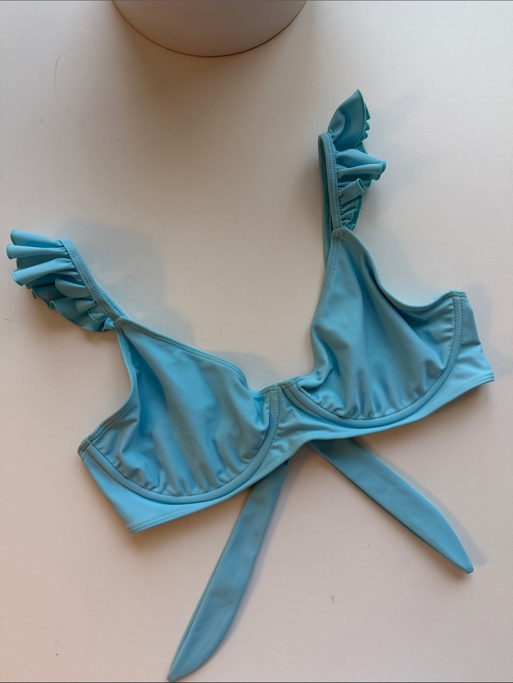 SALTY K. SWIM Sandy Toes Top in Caribbean Blue NWOT size XL